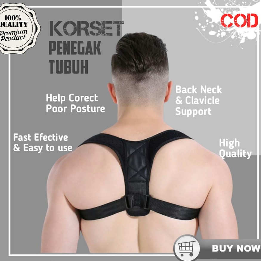 PENEGAK PUNGGUNG ALAT TERAPI PENYANGGA PUNGGUNG POSTURE SUPPORT CORRECTOR KORSET PRIA WANITA