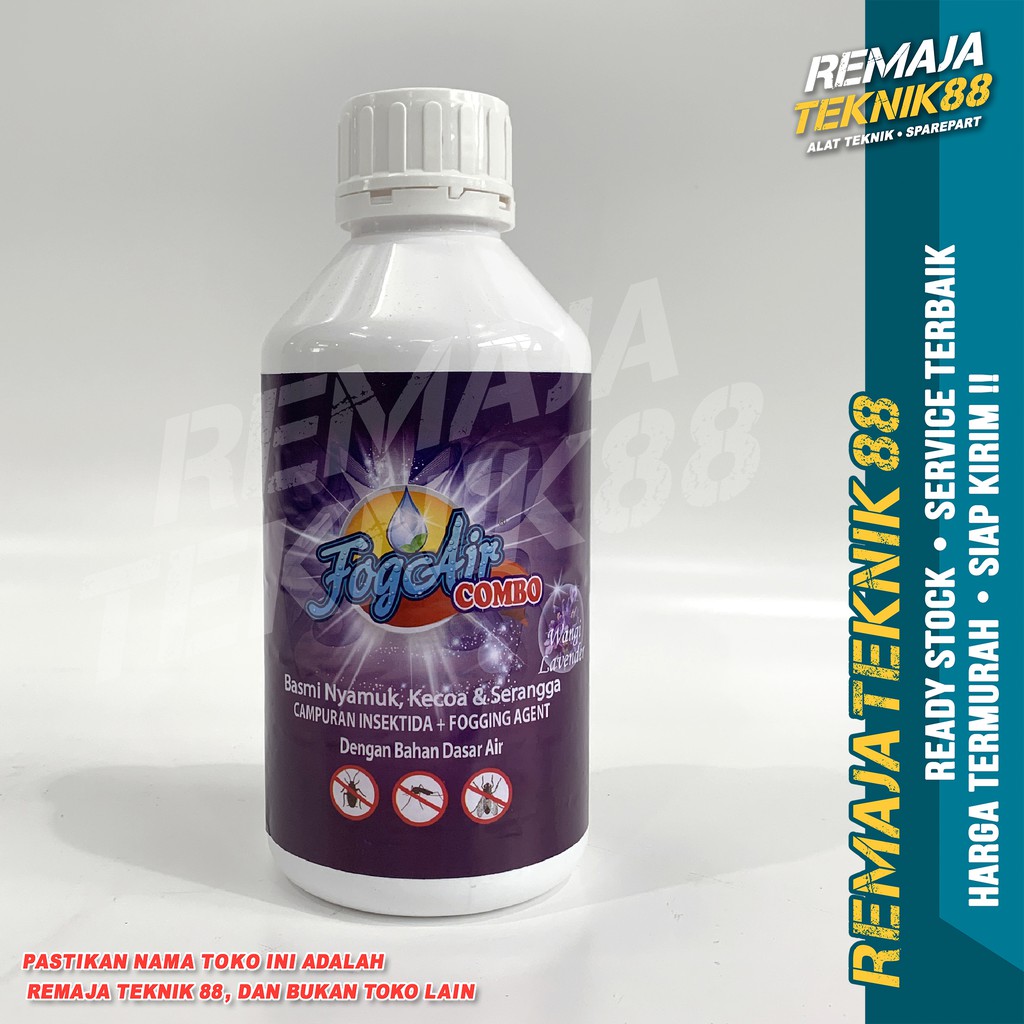 FOGAIR COMBO PEMBASMI NYAMUK & SERANGGA / OBAT MESIN FOGGING / SIAP PAKAI / BOTOL ISI 1 LITER / 1L