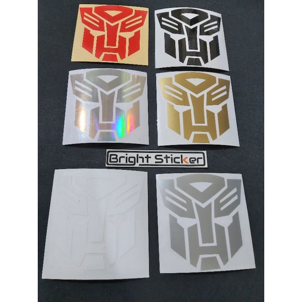 STICKER TRANSFORMERS CUTTING