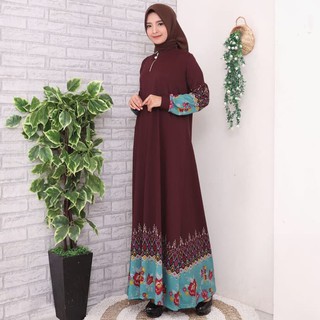 Baju Gamis Wanita Gamis Calvin Jeans Gamis Jumbo Motif Baju Gamis Wanita Gamis Calvin Jeans Gamis Jumbo Motif