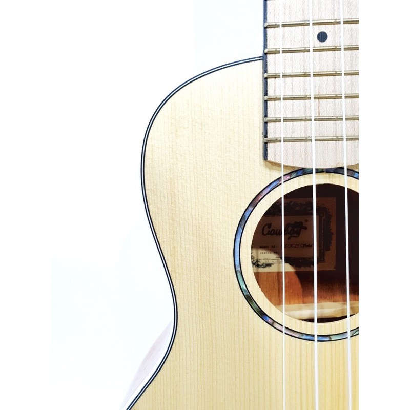 Ukulele Concerto Merk Cowboy Original Tipe UK-23 Solid Warna Natural Murah Senar 4 Ukuran 23 Inch