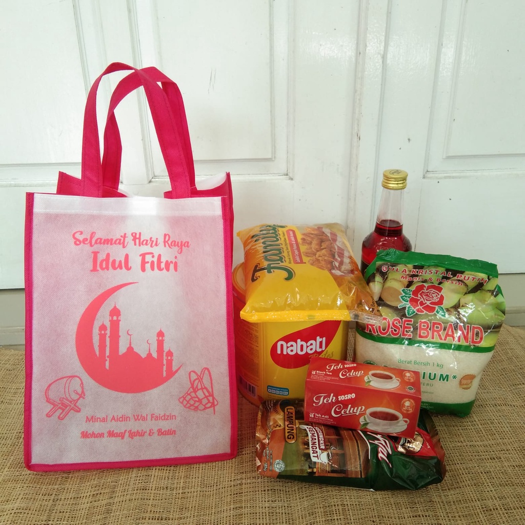 Tas Souvenir Umroh Parcel Lebaran Haji Hantaran Bingkisan Gift Hajj Umrah Puasa Marhaban Ya Ramadhan Idul Fitri Murah Kuat Kombinasi Warna Free Ongkir  Tas Lebaran Tas Souvenir Mekah Madinah