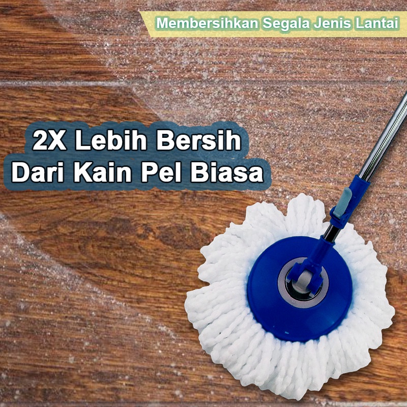 Ember Peras Nagata 904 MF Ngt Spin Mop Livina Alat Pel Lantai 904MF Bukan Lion Star