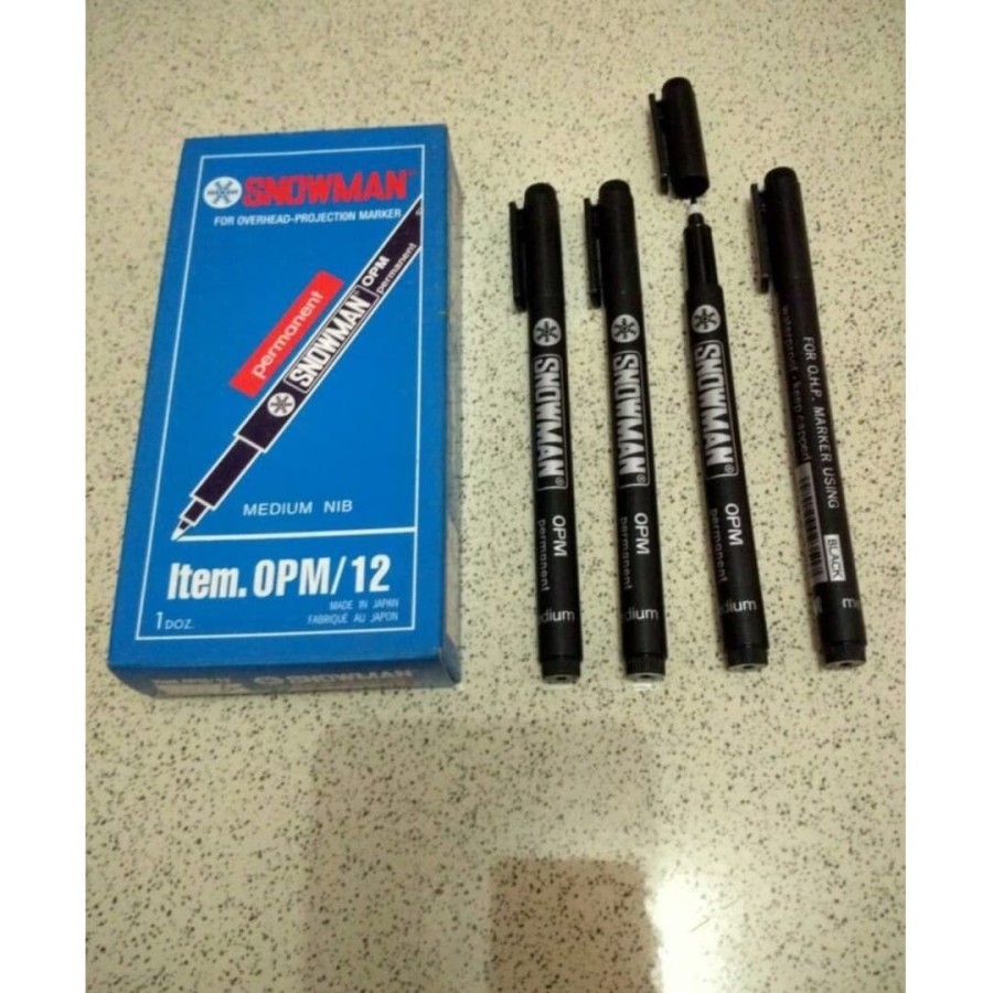 

snowman ohp marker / spidol ohp / spidol plastik