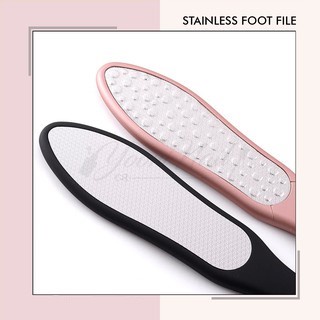 Stainless steel foot file foot rasp file penggosok tumit kaki pedicure rasp