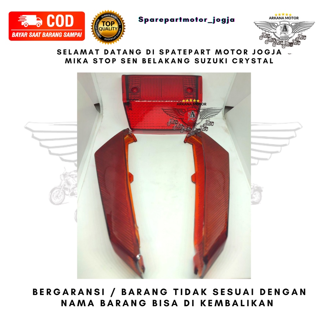 Mika stop sen belakang suzuki crystal
