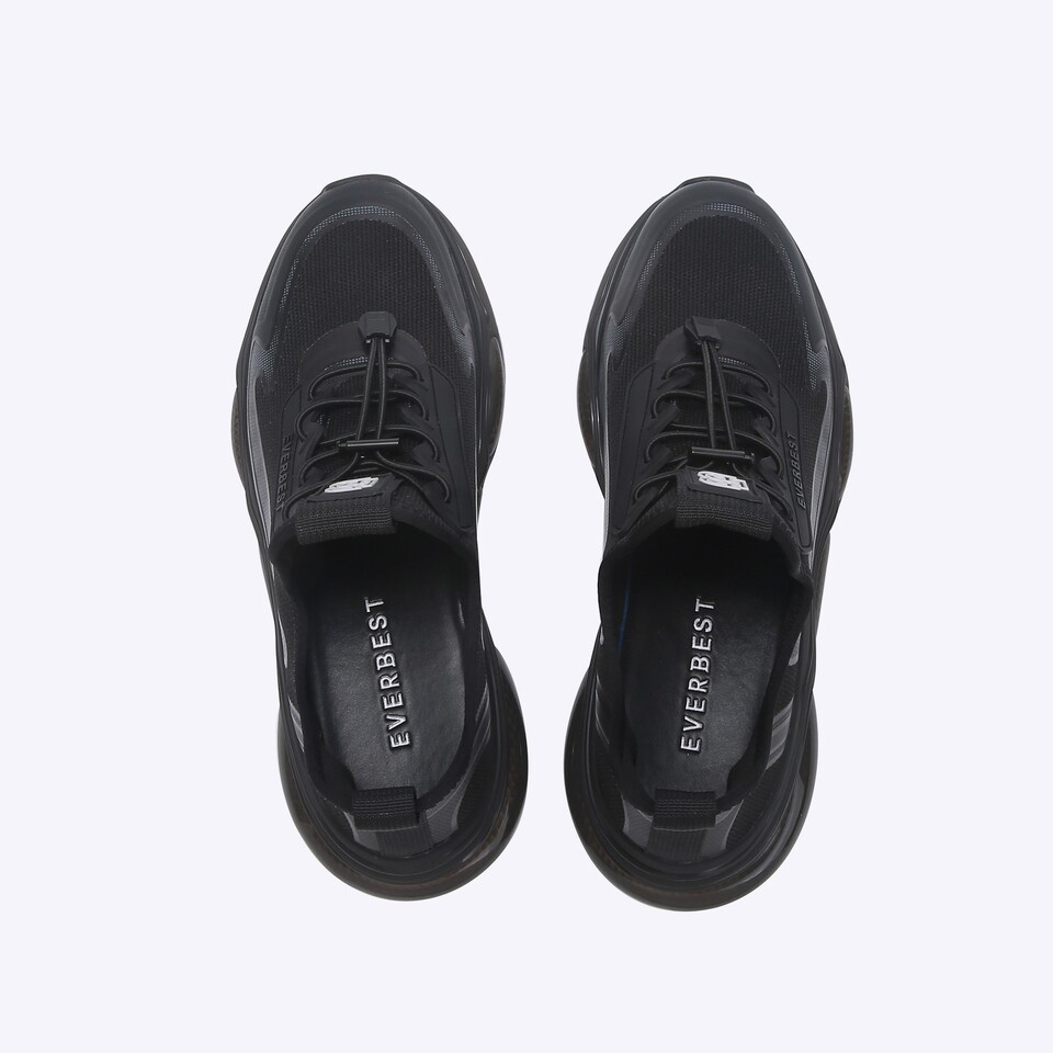 SEPATU SNEAKER EVERBEST PRIA ORIGINAL CASUAL KETS BRANDED HITAM EMB3