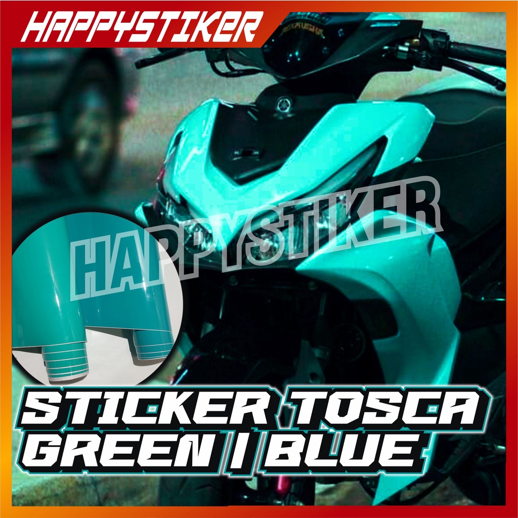 Sticker Skotlet Hijau tosca / Sticker Biru tosca / Skotlet tosca blue