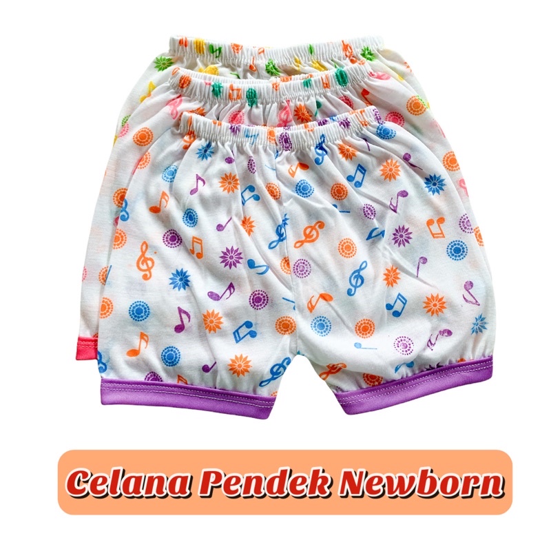 Celana Pendek Bayi Newborn Murah Bahan Katun Nyaman