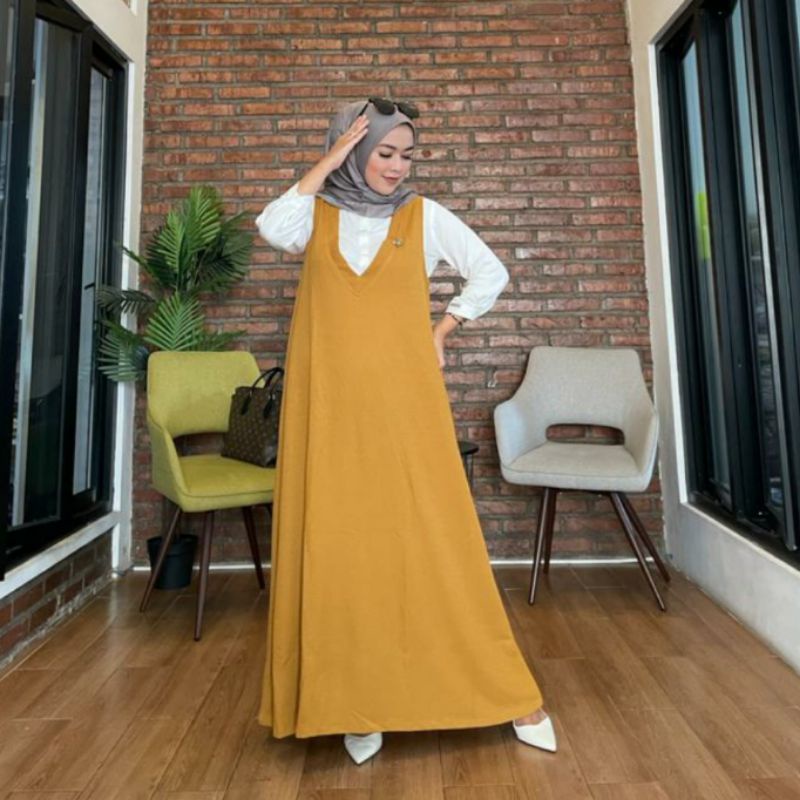 OVERALL MARIA DRESS JOURNEY GRATIS BROS JP (BISA COD)