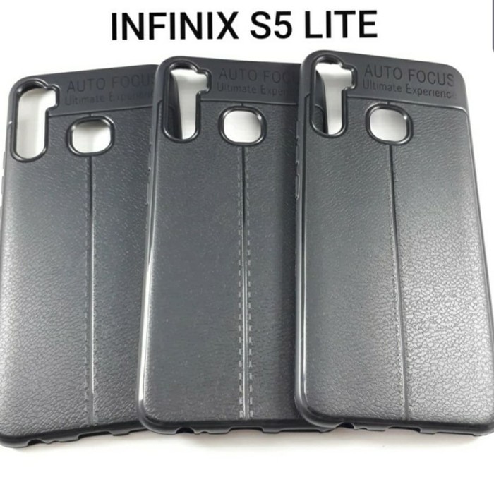 Autofocus Infinix Note 7 Note 7 Lite Smart 4 S5 Hot 9 10 11 Play Silikon Case Hitam Black Lentur