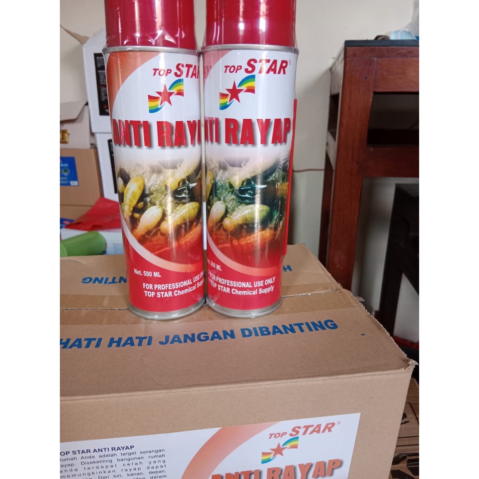 Obat Anti Rayap Semprot Spray Top Star 500ml Pembasmi Rayap