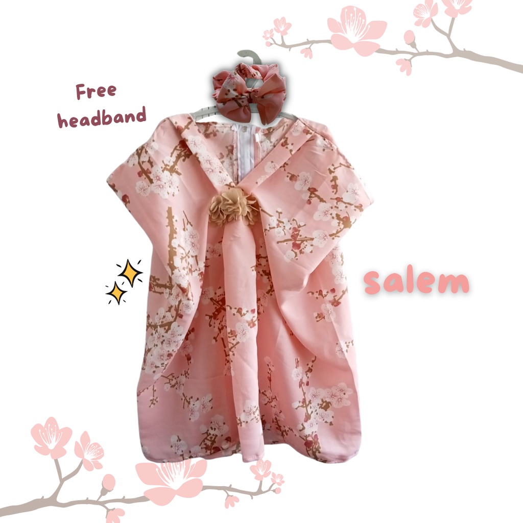 kaftan bayi anak perempuan 1-3 tahun kaftan anak perempuan bahan maxmara kaftan baby baju kaftan balita