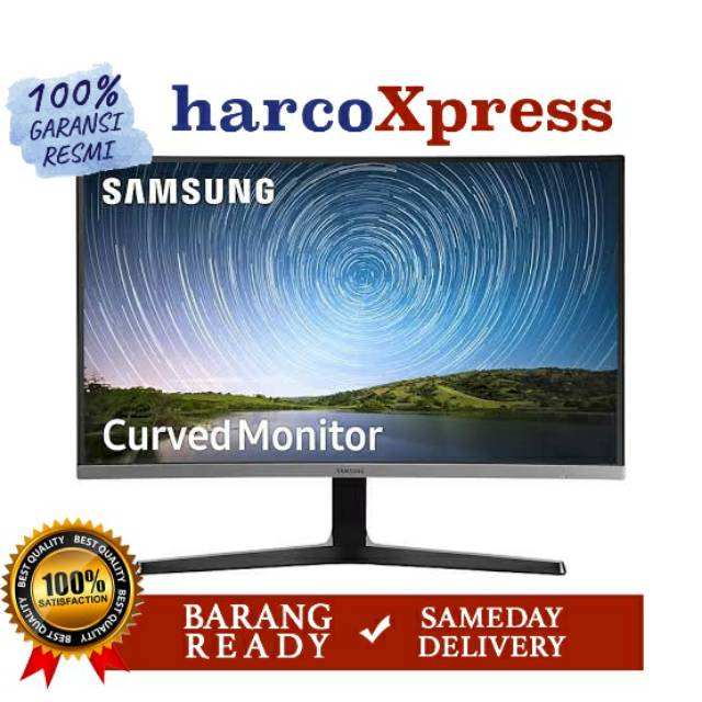 Monitor LED Samsung 27R500 Curved Fhd Hdmi vga Resmi | C27R500 LC27R500 LC27R500F