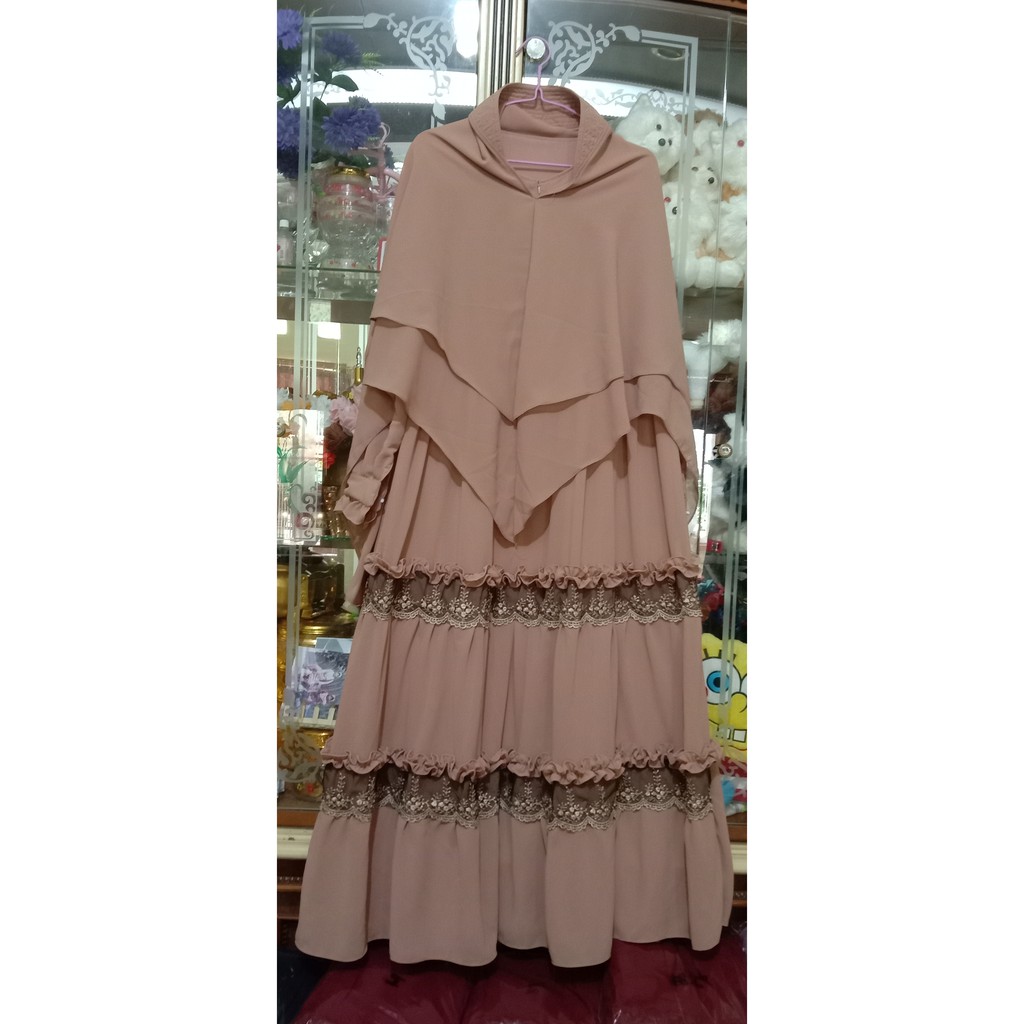 Gamis Syar'i Renda Kriwil