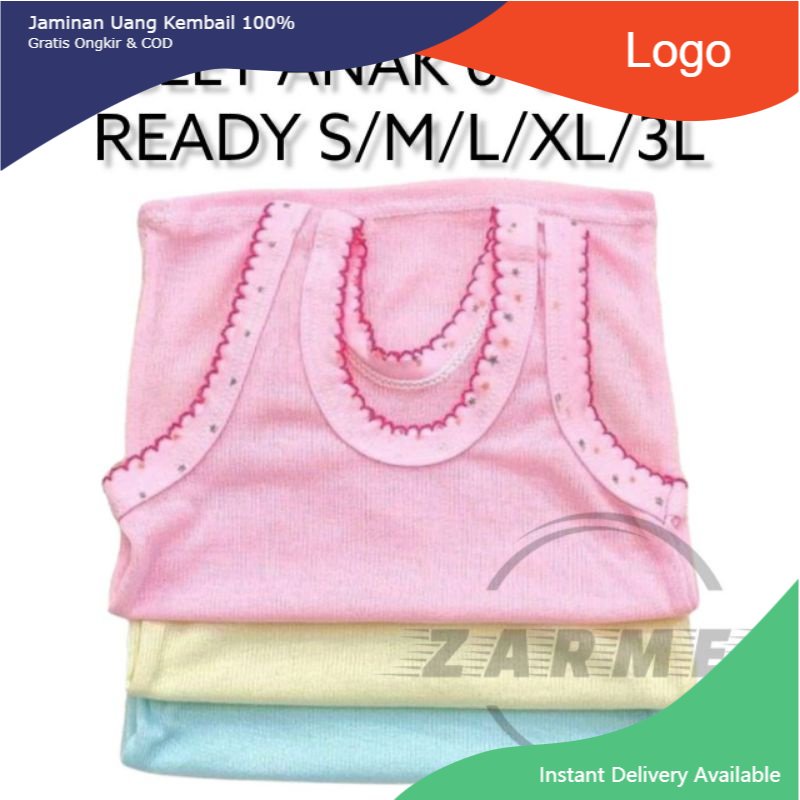 Kaos Dalam Anak Cowok Cewek warna warni 0-8 Tahun Bahan Halus dan Lembut TERMURAH