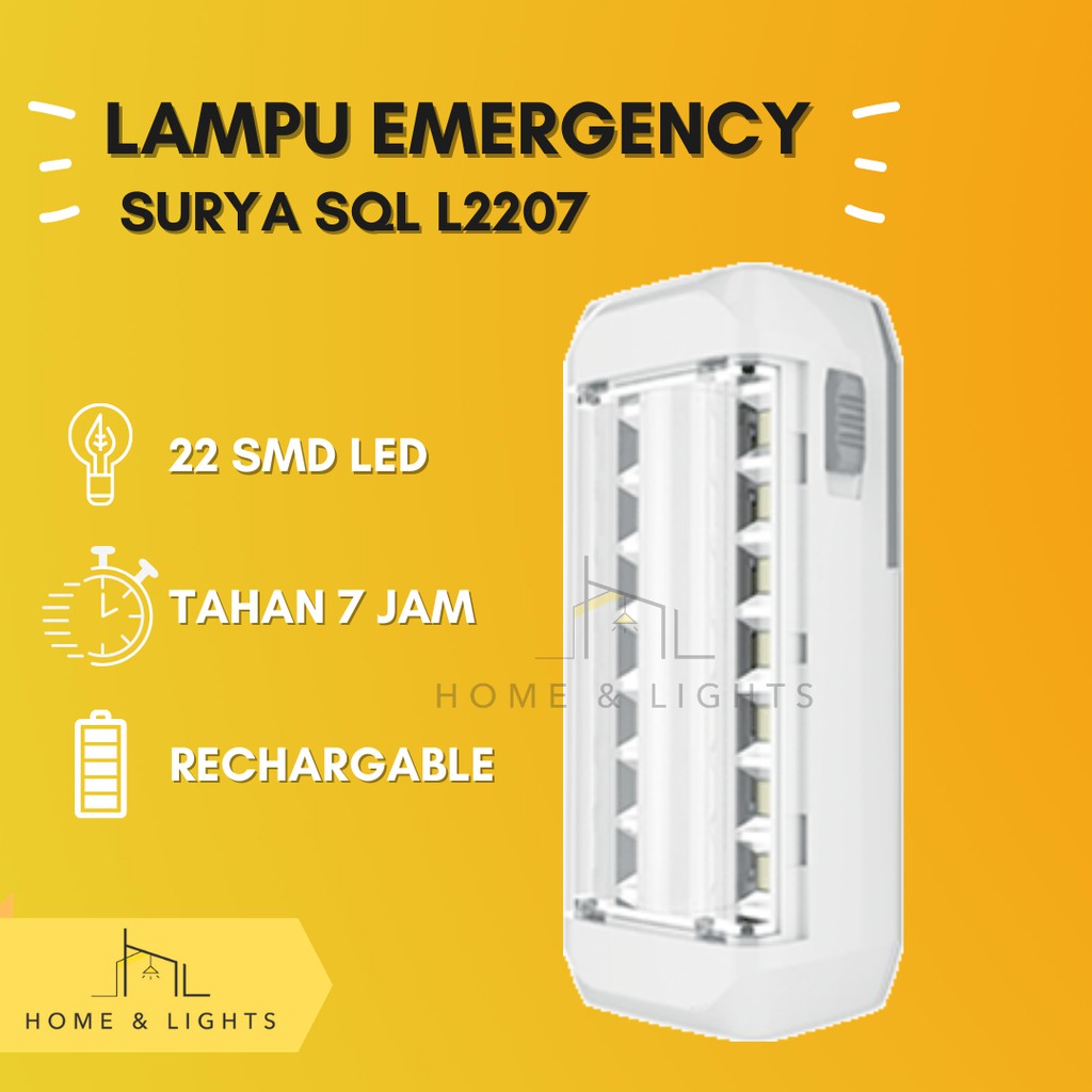 Lampu Emergency Surya SQT L2207 / Lampu Camping / Senter Camping