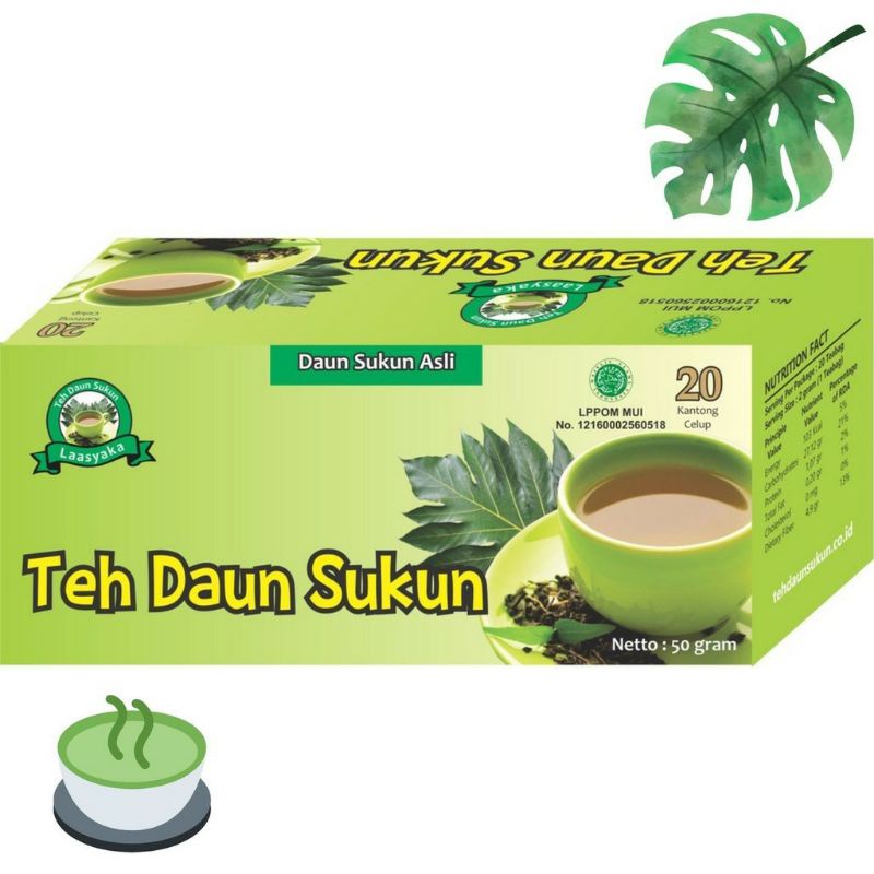 COD Teh Daun Sukun Murni Asli Laasyaka Kualitas Terjamin Herbal Penghancur Batu Ginjal