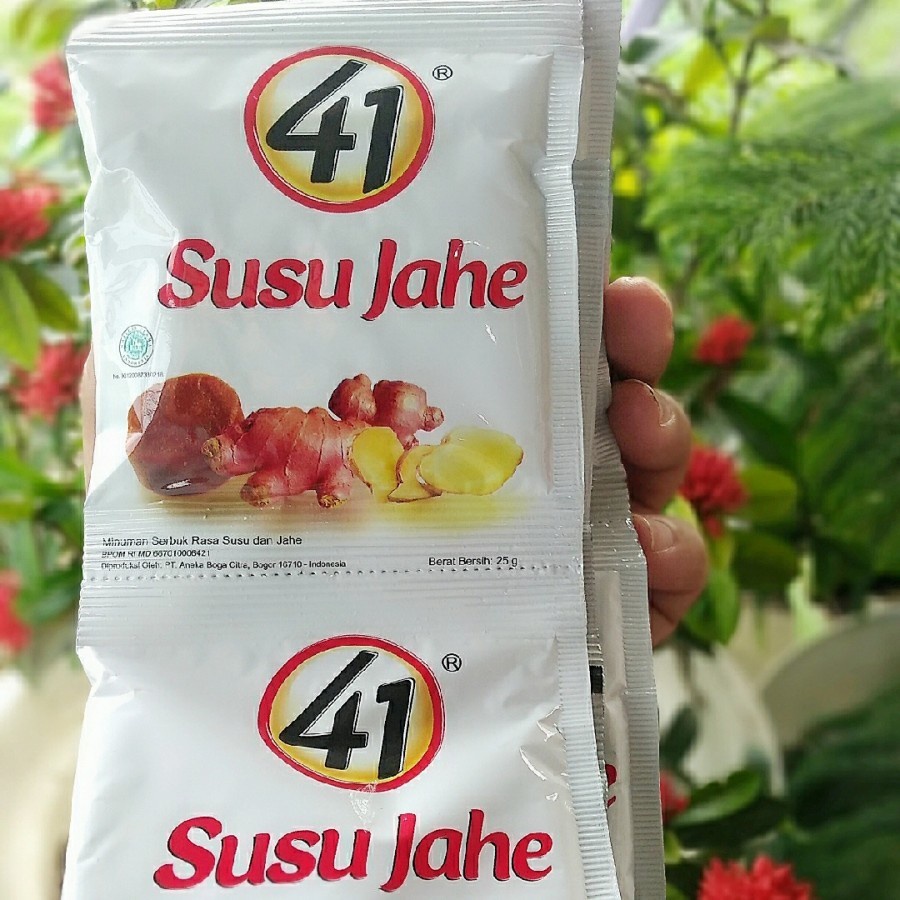 

per renceng Susu Jahe 41 Jahe Merah Menghangatkan badan stamina