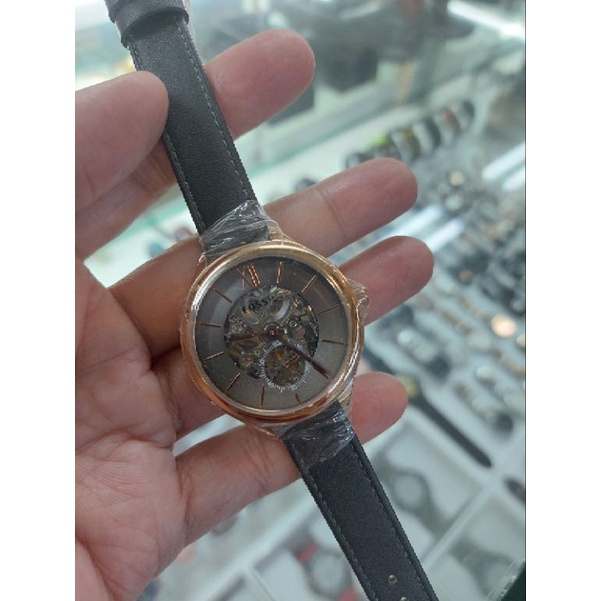 Jam tangan Fossil automatic tali kulit variasi warna wanita/cewek BQ3265-ME3089 original 100%