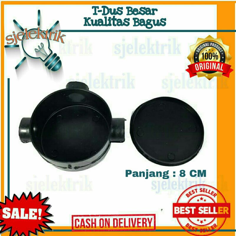 T-Dus Besar Kualitas Bagus / Thorco T Dus Besar 3/4 Hitam