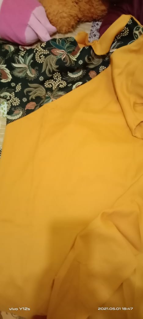 Set Meryolin Batik St Herlina Set Bellaluna Batik  Gamis Wisuda Gamis Muslim Murah