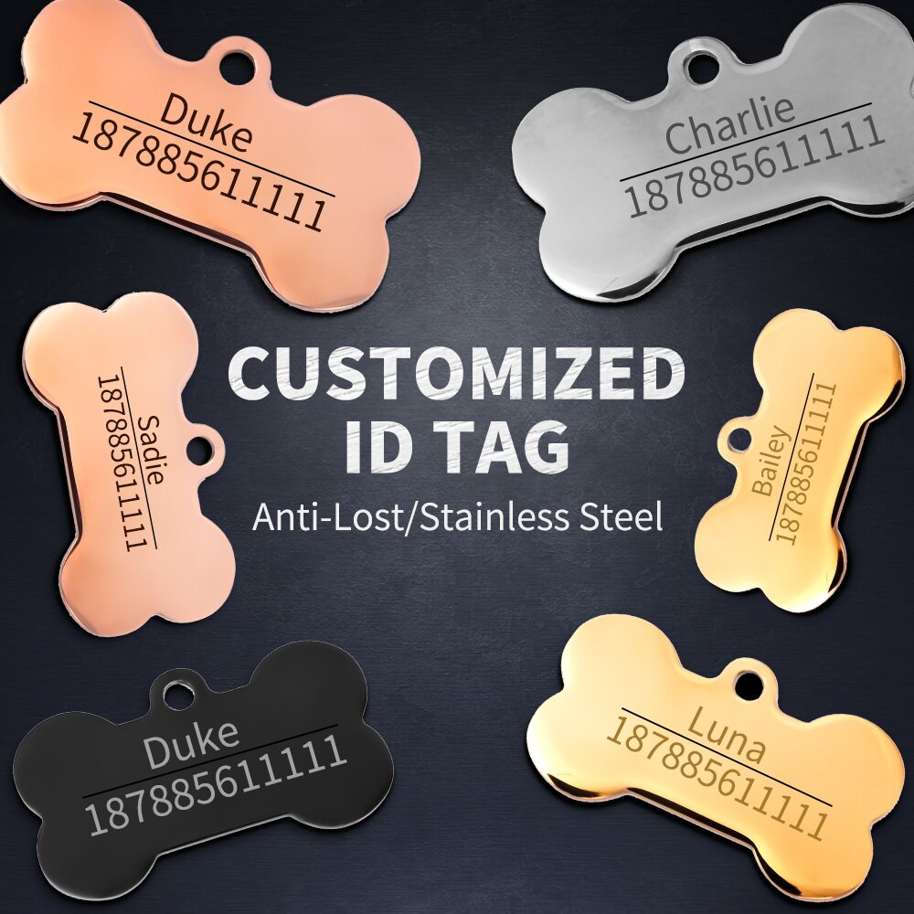 stainless steel dog id tags