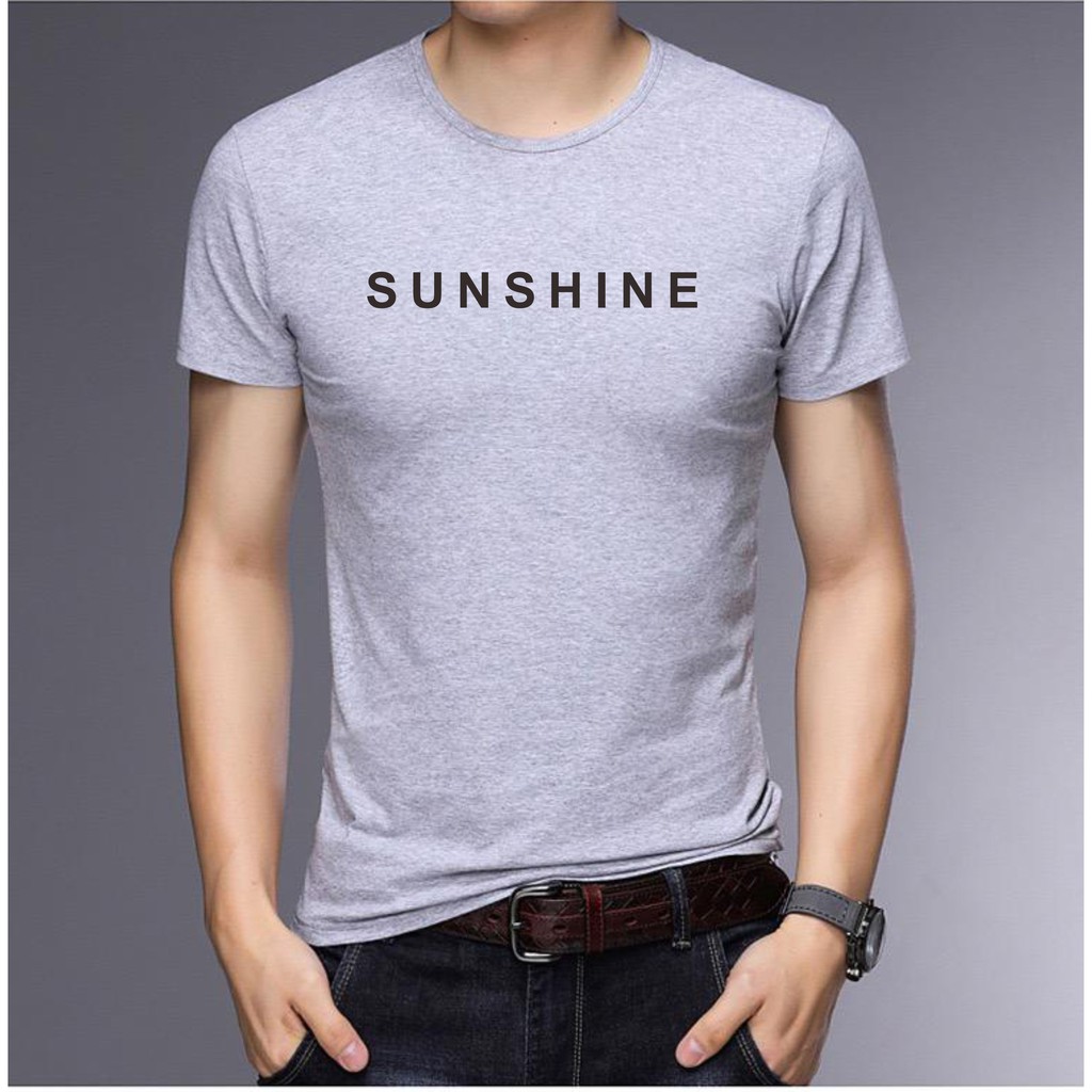 BS//TERLARIS//BAJU KAOS  SUNSHINE  TANGAN PENDEK PRIA DAN WANITA//GOOD QUALITY