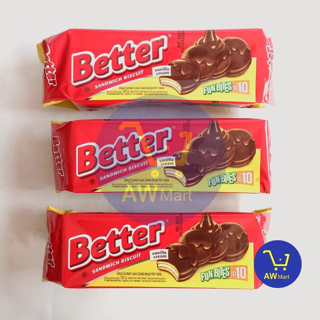 BISKUIT BETTER 100 GRAM ISI 10