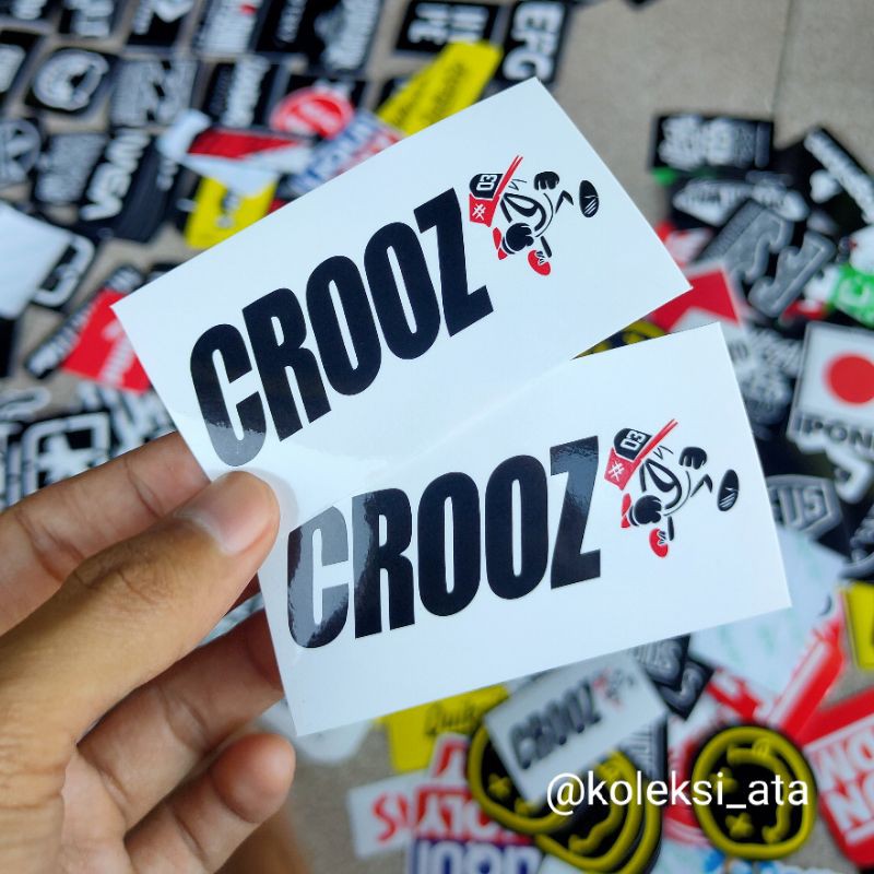 white Croozz stiker