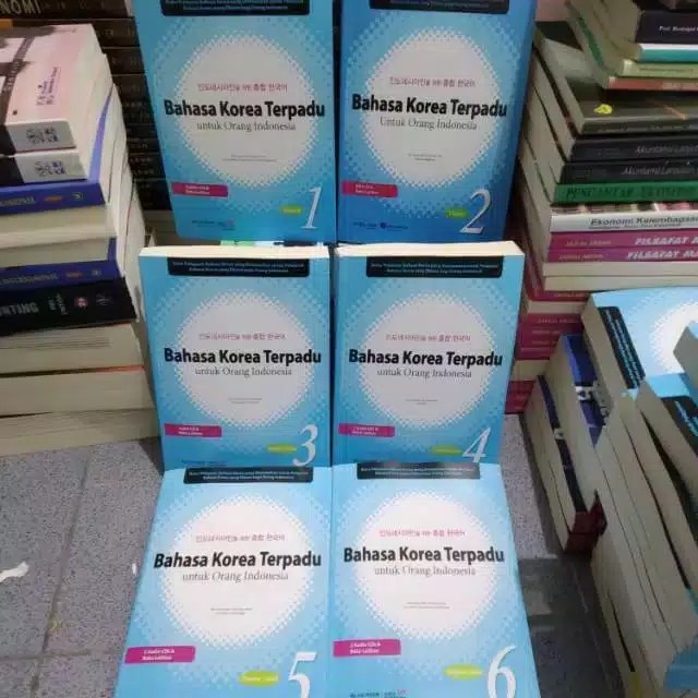 

✨COD✨ BAHASA KOREA TERPADU JILID 1-6 ( 12 BUKU )