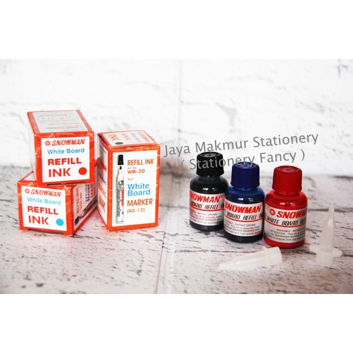 

Produk Unggulan Isi Tinta Spidol Whiteboard Snowman (Bisa Dhapus) Murah