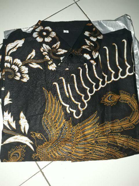 Bswart Batik Hrb026 Kenongo Hem Pendek Padi Pekalongan M L Xl Batik Pria Murah Modern Grosir