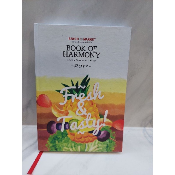

buku agenda note Book of harmony Ranch MArket 2017 notebook tips mengenai makanan (buku tebal)