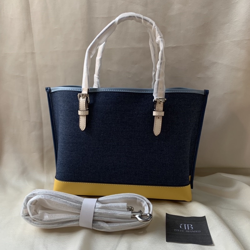 Coach Mollie Tote In Colorblock(C4085)