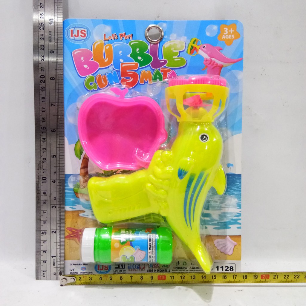 Mainan Pistol Gelembung - Bubble Gun dolphin - b1128