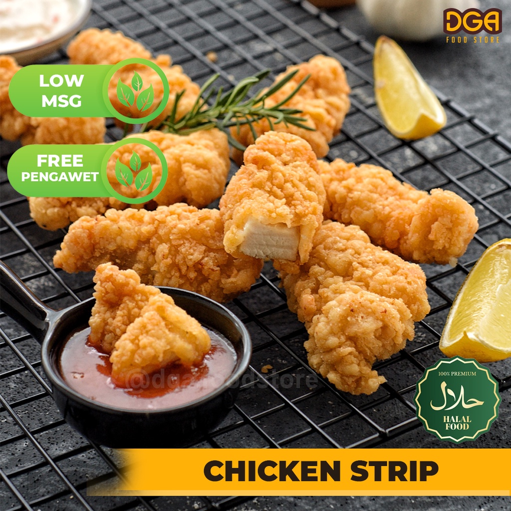 

CHICKEN STRIP (HALAL, TANPA PENGAWET)