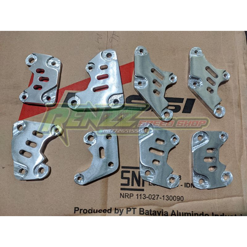 Ready custom breket kaliper disc 220 260 300 320mm dural Fiz R Rx King ( tua-muda ) mx series supra 125-2