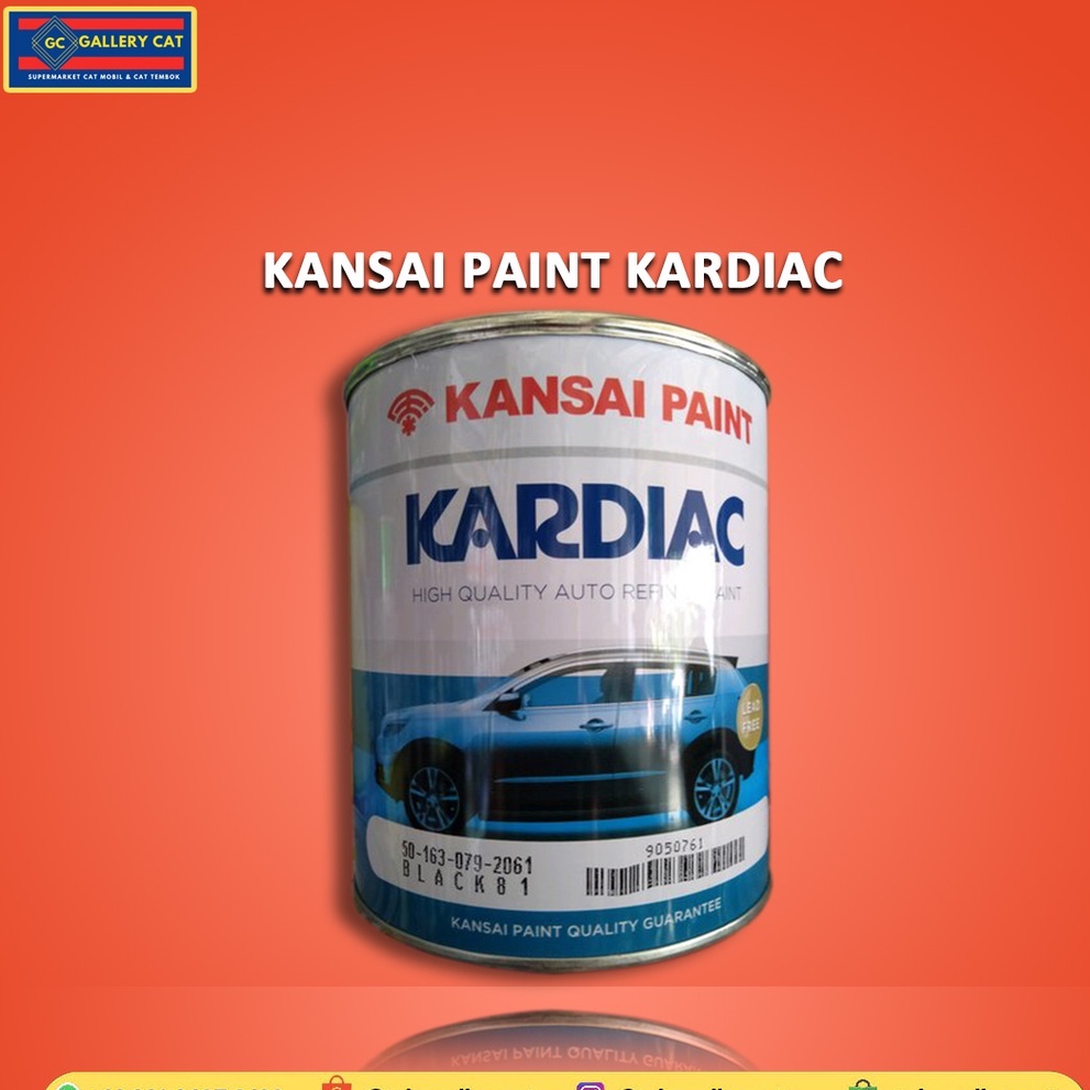 

Kansai Paint Kardiac warna 81 hitam 1kg