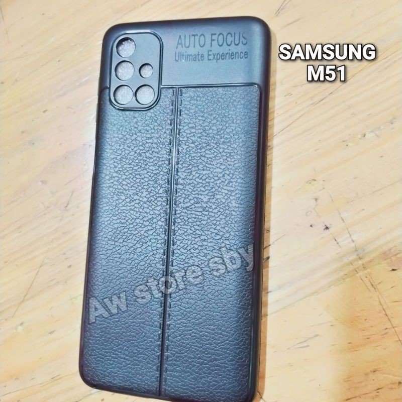 SoftCase samsung M51 black cover Auto-Focus