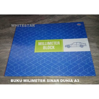  buku  milimeter millimeter block sinar dunia sidu  ukuran 