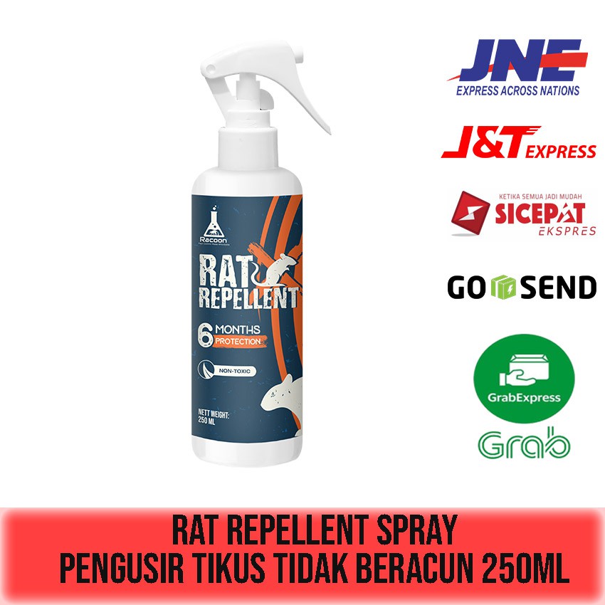 OBAT PENGUSIR TIKUS TIDAK BERACUN RAT REPELLENT SPRAY 250ml