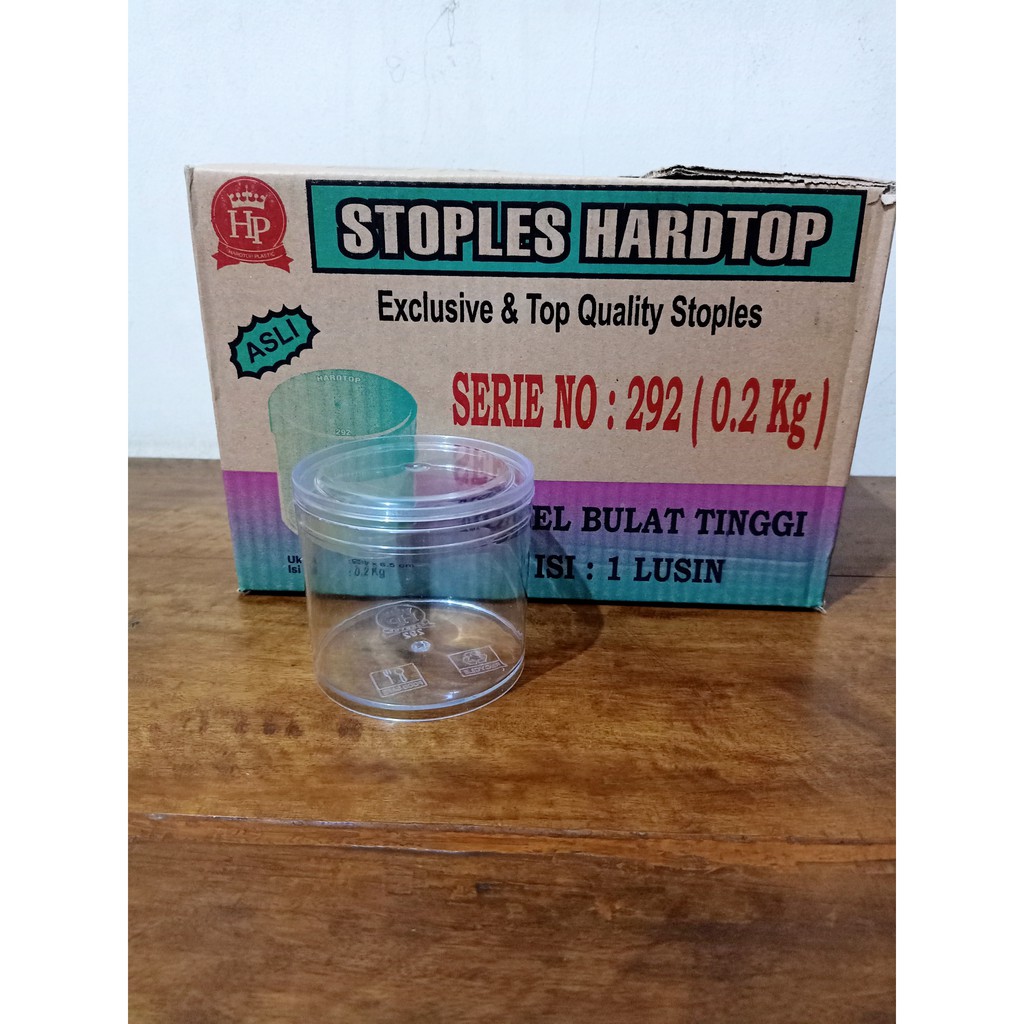 Toples Kue Kering Plastik Hardtop 292/Tabung - 200 gr | Shopee Indonesia