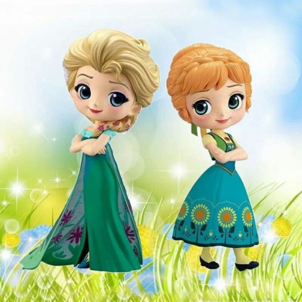 

Unik Disney Frozen Fever Q Posket Elsa and Anna Design PVC Figure Diskon