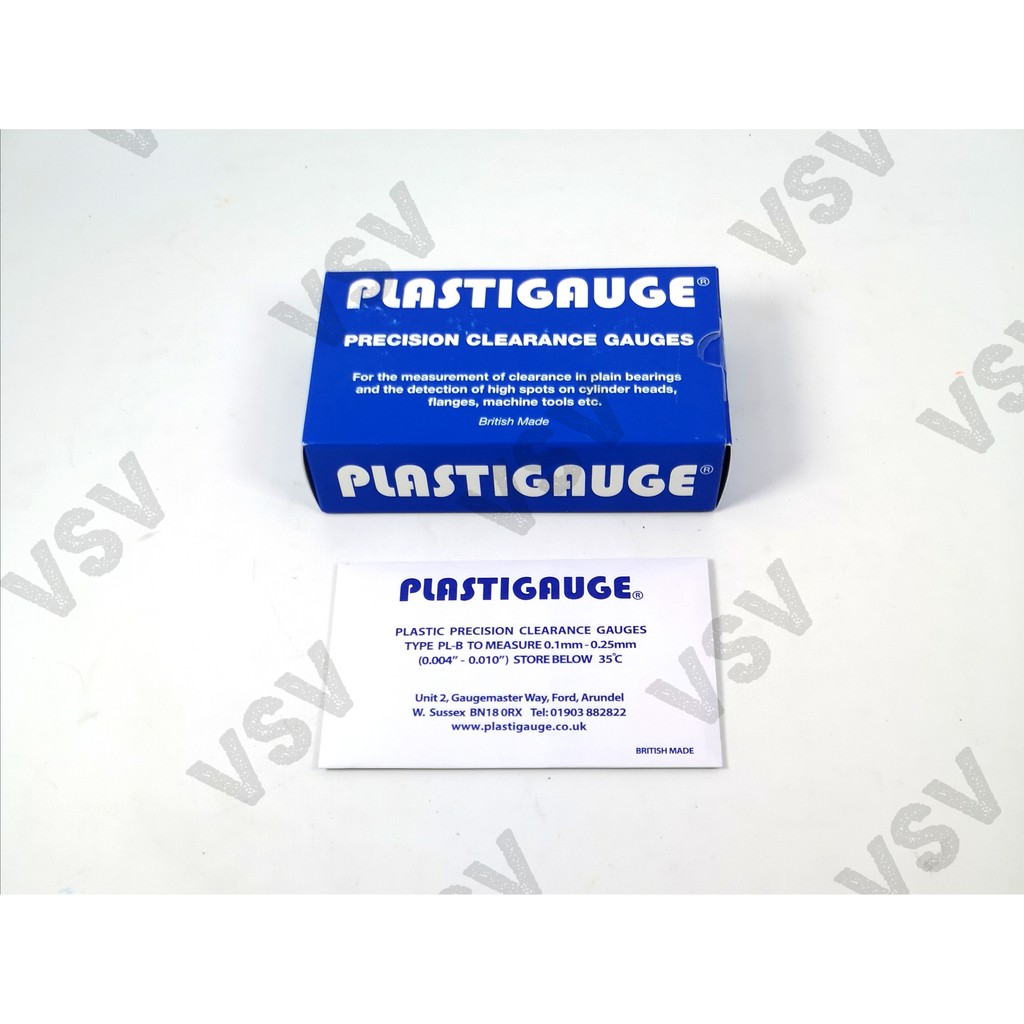 PLASTIGAUGE BIRU PLASTI GAUGE PLASTIC GAUGE BIRU 0.100-0.250mm