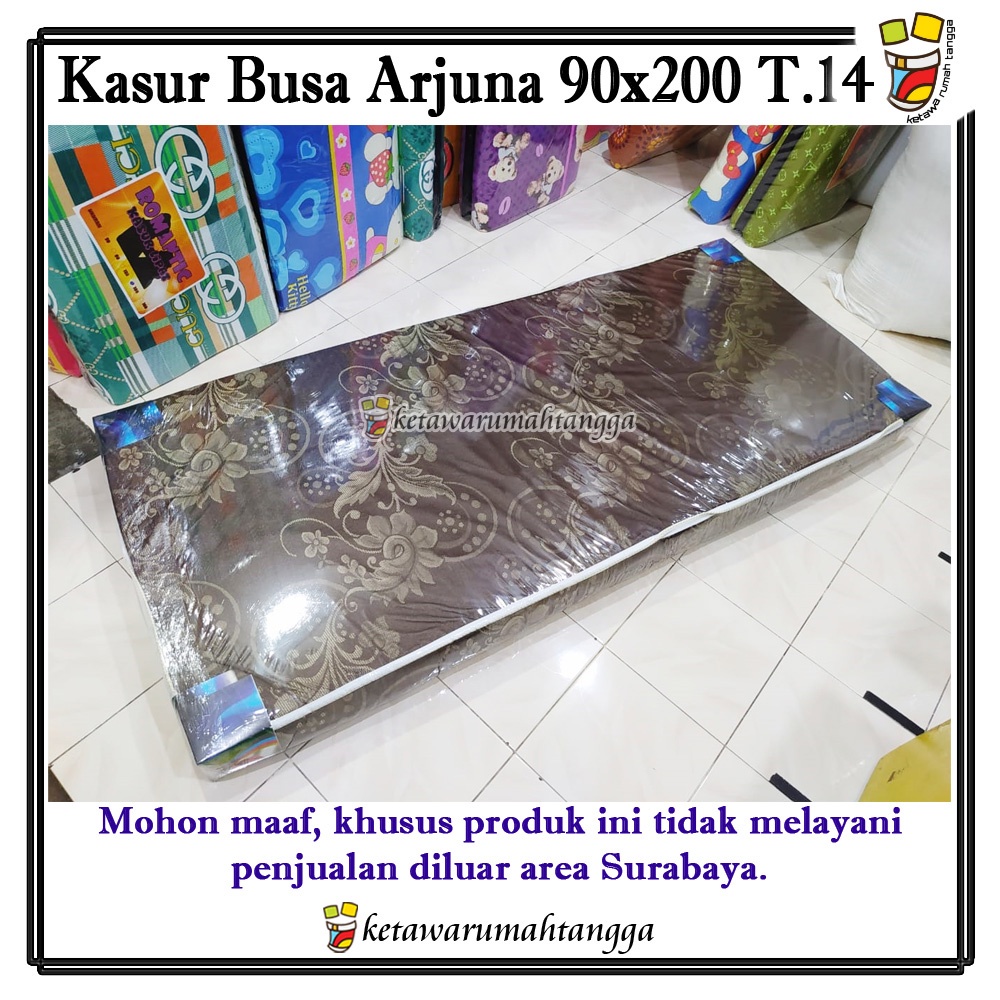 Kasur Busa Arjuna Tebal 14cm | uk.90x200 | uk.100x200  | uk.120x200 | Kasur Busa Spon Kuat | ketawar