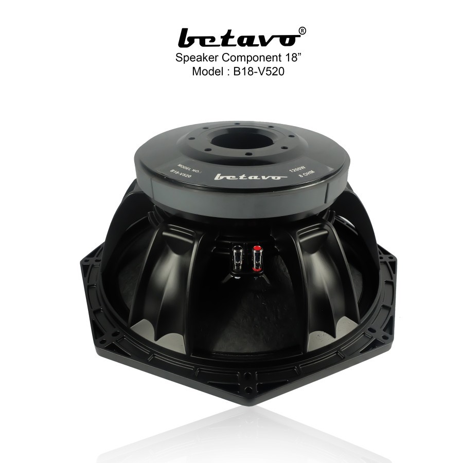 SPEAKER COMPONENT 18 BETAVO B18-V520 PROFESSIONAL AUDIO KOMPONEN