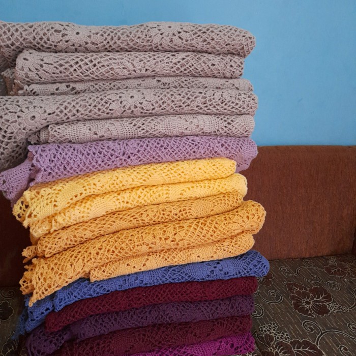 Taplak Meja Makan - Taplak Meja Makan Rajutan