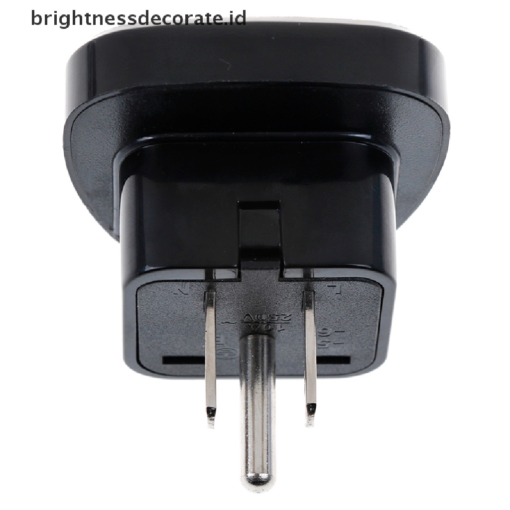 Adapter Power Plug Eu Uk Au Ke Us Usa Canada Ac Universal Untuk Travel