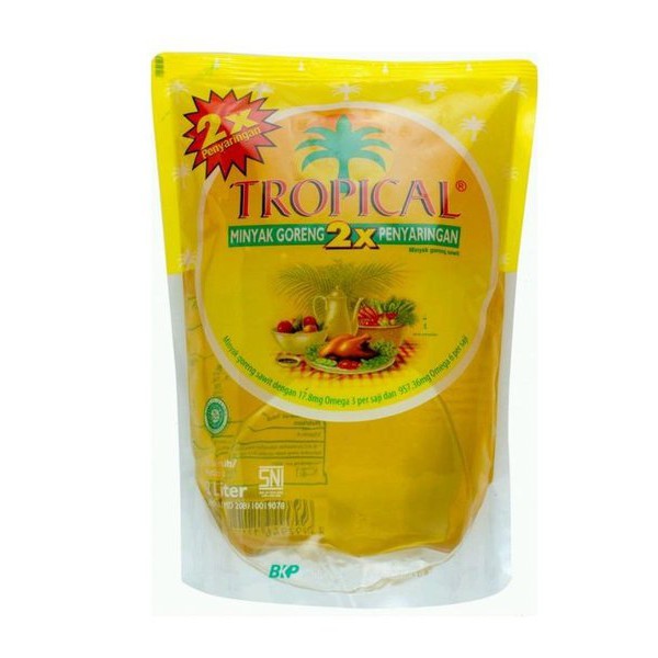 

TROPICAL Minyak Goreng 2 liter pouch